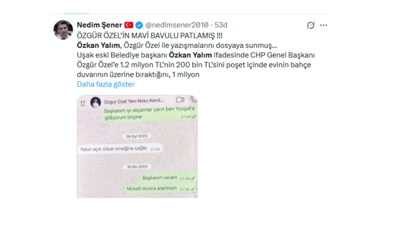 Özkan Yalım ve Özgür Özel'in sözde yazışmaları iktidar medyasının gündeminde - Resim: 4