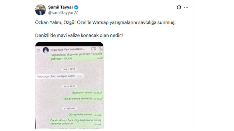 Özkan Yalım ve Özgür Özel'in sözde yazışmaları iktidar medyasının gündeminde - Resim: 5