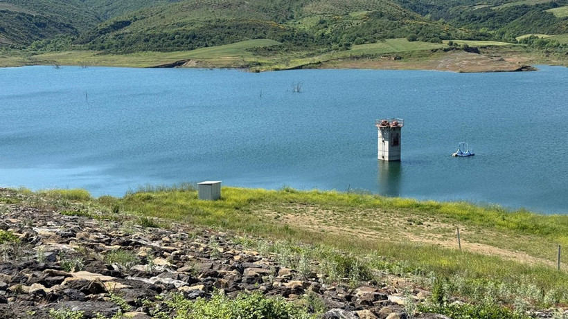 Tekirdağ'da Naip barajı doluluk oranı yükseldi, su kesintisi sona erdi - Resim: 1