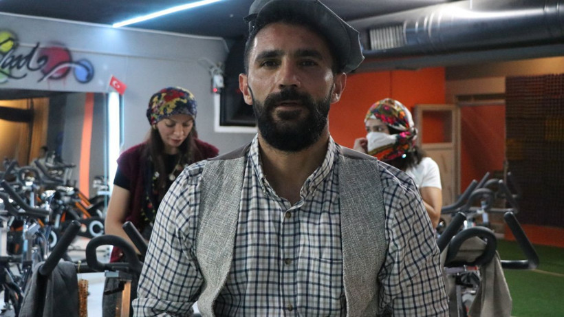Kayseri'de ezber bozan spor: Şalvarla pedal çevirip yağ yakıyorlar - Resim: 5