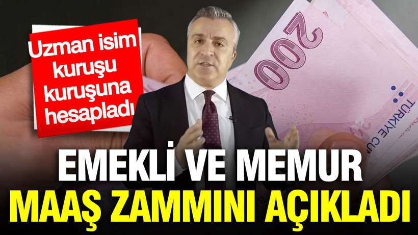 SGK uzmanı Özgür Erdursun emekli ve memur maaşını açıkladı: Kuruşu kuruşuna hesapladı - Resim: 1