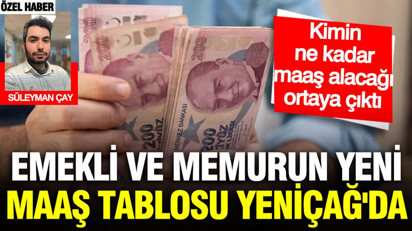 Emekli ve memurun yeni maaşları belli oldu: YENİÇAĞ kim ne kadar alacak hesapladı - Resim: 1