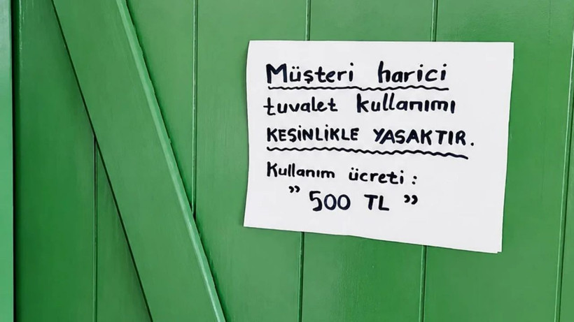Muğla'da tuvalet fiyatı gündem oldu: Görenler gözlerine inanamadı - Resim: 1