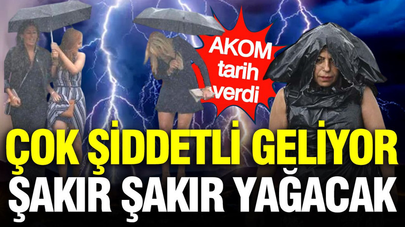 AKOM tarih verdi: Gök gürültülü sağanak yağış geliyor - Resim: 1