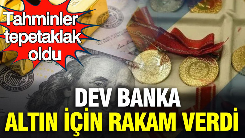 JP Morgan altın için rakam verdi: Tahminler tepetaklak oldu - Resim: 1
