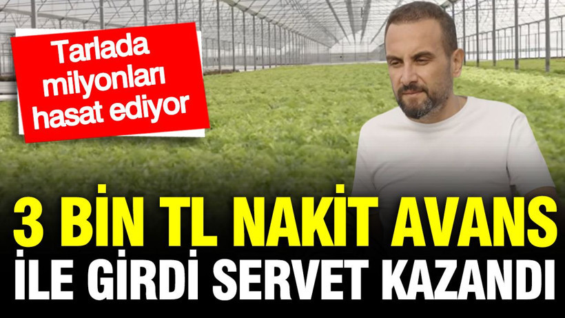 3 bin TL kredi çekerek girdi, servet kazandı: Tarlada milyonları hasat ediyor - Resim: 1