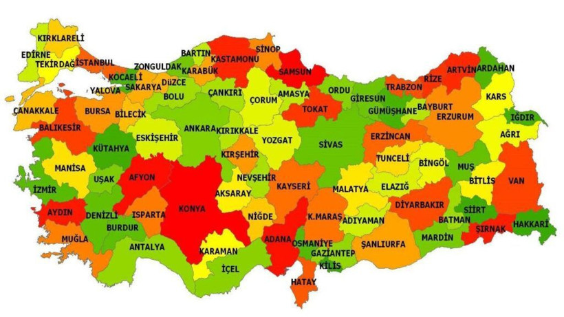 Türkiye’de 5 şehir yer değiştirdi: Hangi ilimiz hangi yöne doğru ilerledi? - Resim: 1