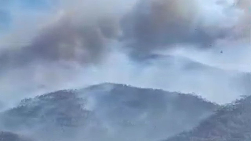 Kazdağları eteklerindeki başlayan yangın 2. gününde... Bakan Yumaklı açıkladı: Tehlike devam ediyor - Resim: 5