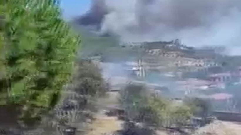 Kazdağları eteklerindeki başlayan yangın 2. gününde... Bakan Yumaklı açıkladı: Tehlike devam ediyor - Resim: 3