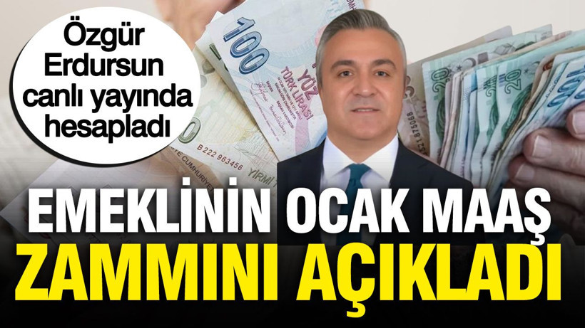 SGK uzmanı Özgür Erdursun emeklinin ocak maaş zammını canlı yayında açıkladı - Resim: 1