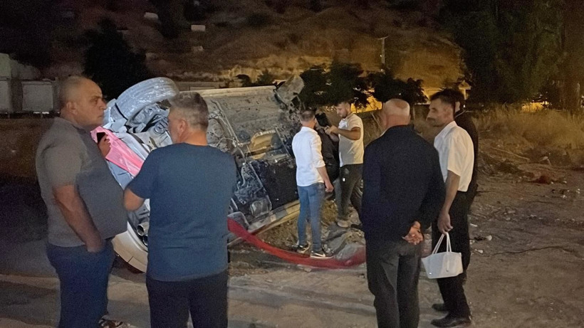Düğün yolunda acı olay: Gelin arabası takla attı - Resim: 4