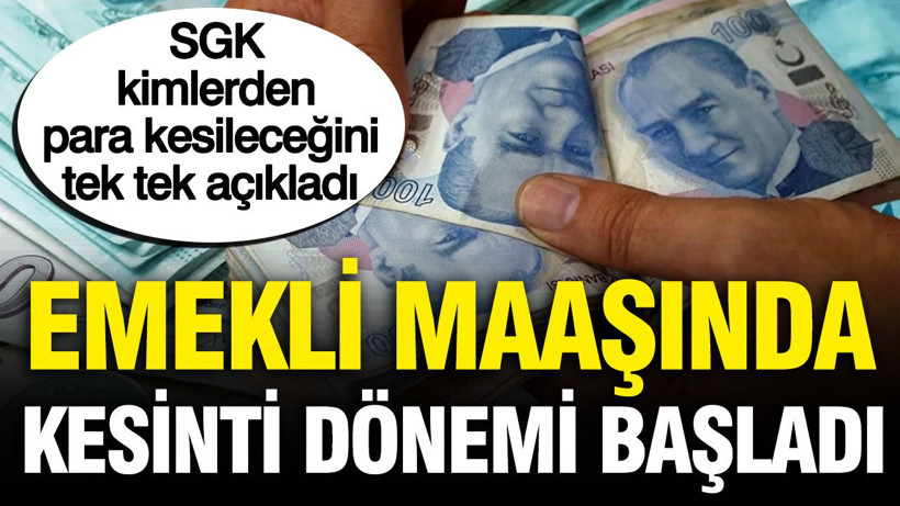 Emekli maaşlarında yeni dönem: SGK kimlerin aylığından kesecek açıkladı - Resim: 1