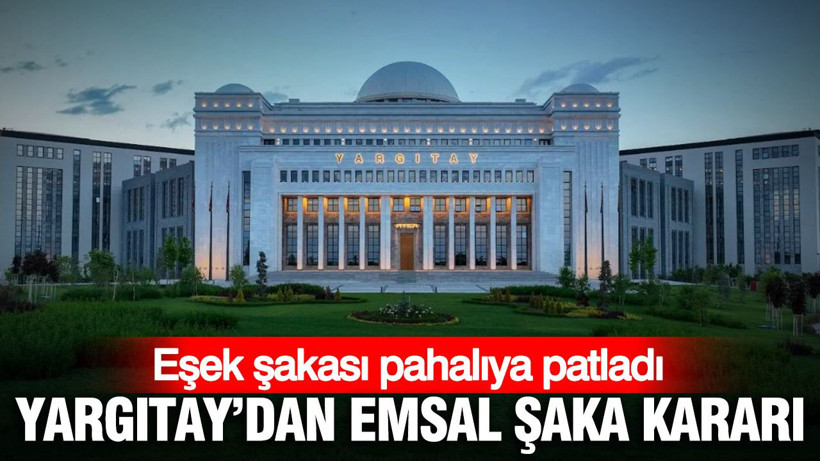 Eşek şakası pahalıya patladı: Yargıtay'dan emsal şaka kararı - Resim: 1