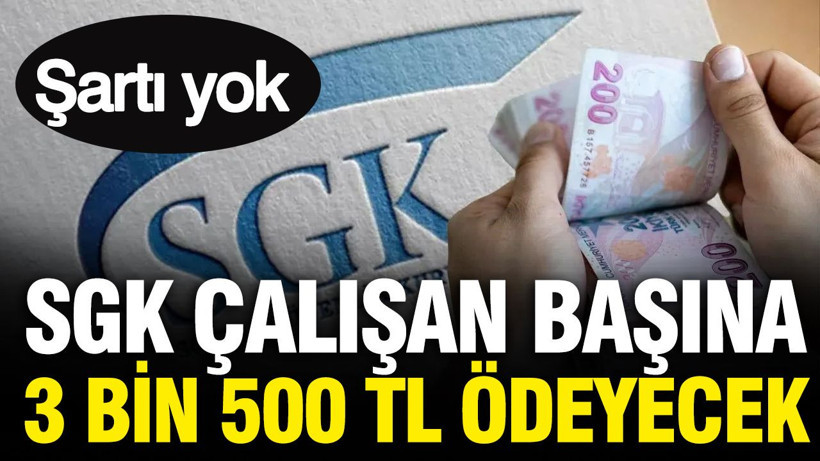 SGK çalışan başına 3500 TL ödeyecek: İşte şartlar - Resim: 1