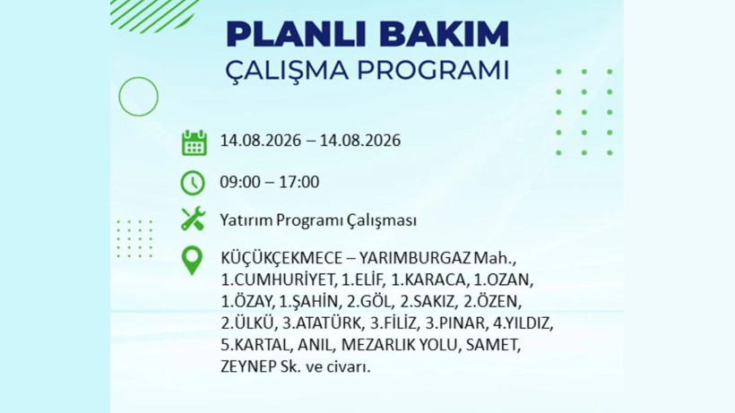 İstanbul'da elektrik kesintisi: Hangi ilçeler etkilenecek? - Resim: 4