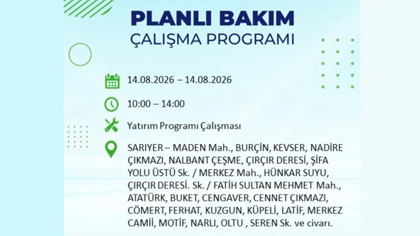İstanbul'da elektrik kesintisi: Hangi ilçeler etkilenecek? - Resim: 5