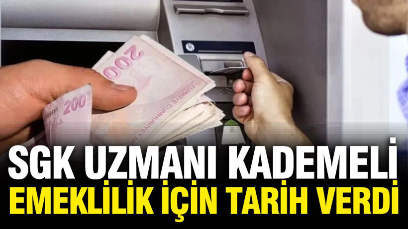 SGK uzmanı Mehmet Akif Cenkci kademeli emeklilik için tarih verdi - Resim: 1