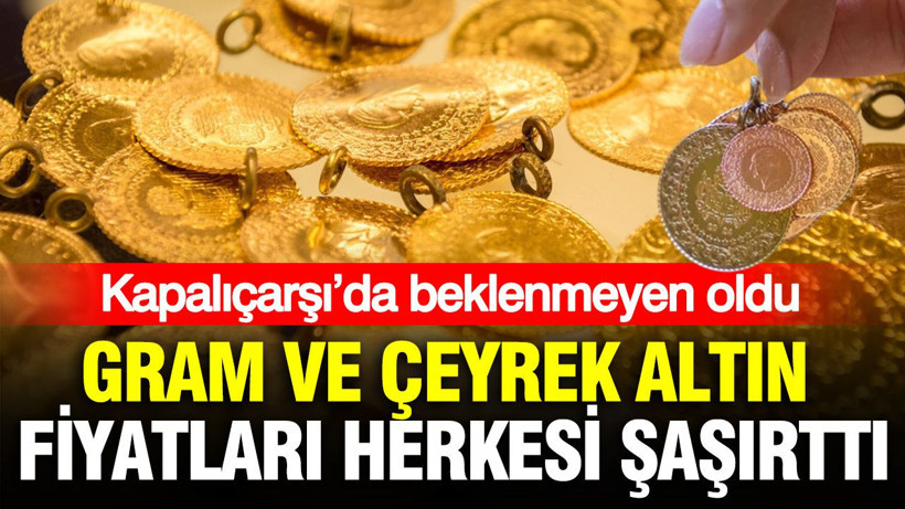 Kapalıçarşı altın fiyatları bugün ne kadar? Gram altın, çeyrek altın kaç TL oldu? (18 Ağustos) - Resim: 1
