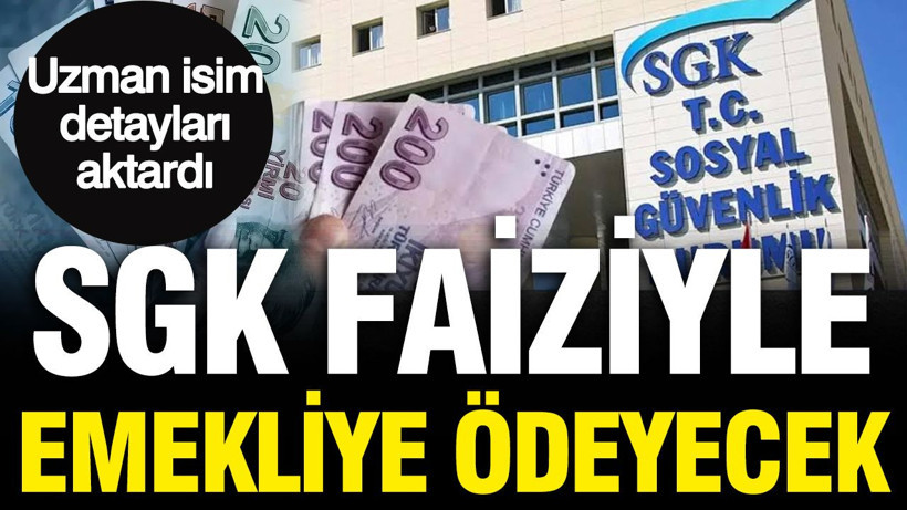 SGK faiziyle emekliye ödeyecek: Uzman isim detayları aktardı - Resim: 1