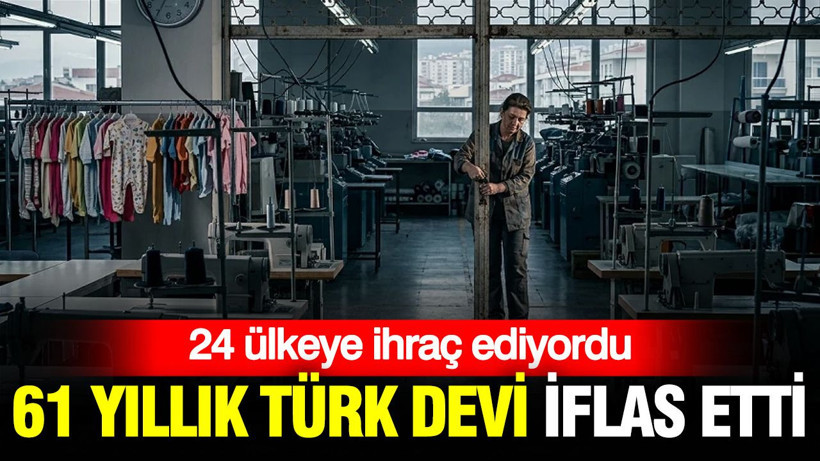 61 yıllık Türk tekstil devi iflas etti: 24 ülkeye ihraç ediyordu - Resim: 1