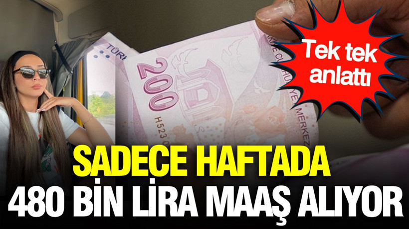 Sadece haftada 480 bin lira maaş alıyor: Tek tek anlattı - Resim: 1