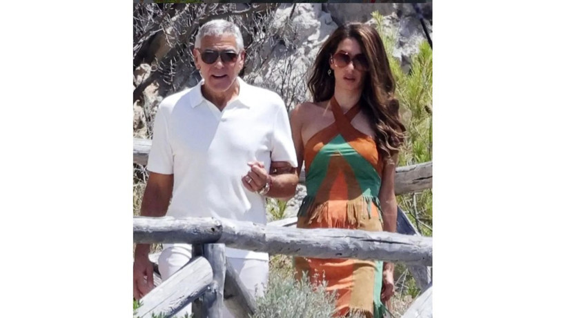 Kanalların üzerinde bir efsane: George ve Amal Venedik’i salladı - Resim: 8