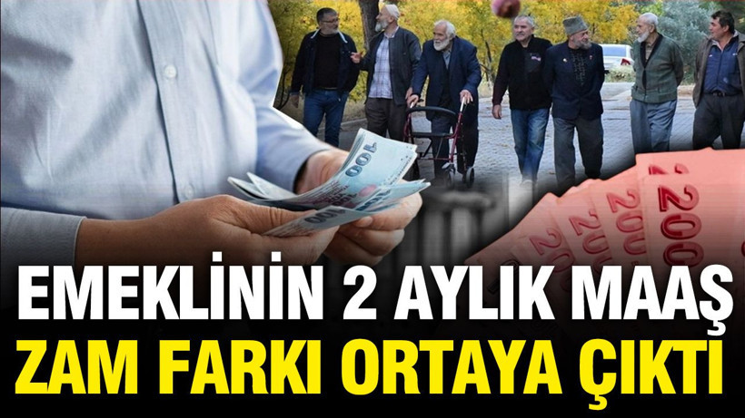 Emeklinin 2 aylık maaş zam farkı ortaya çıktı - Resim: 1