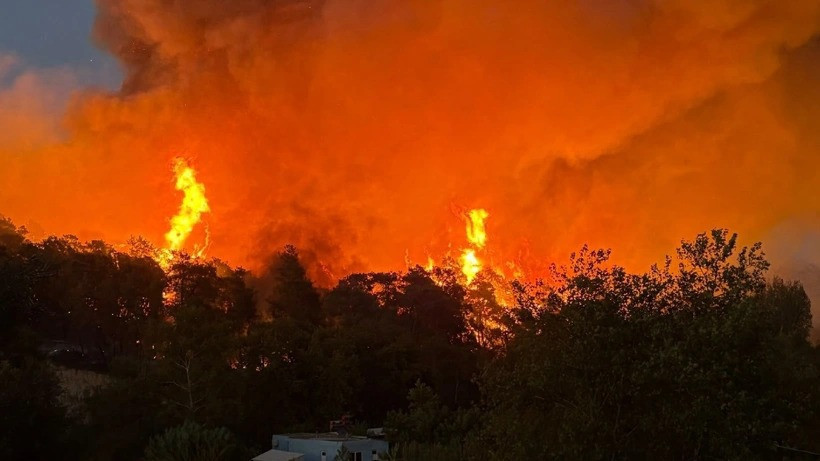 Antalya'da yangın kabusu: Alevler evlere dayandı, tahliyeler başladı - Resim : 5