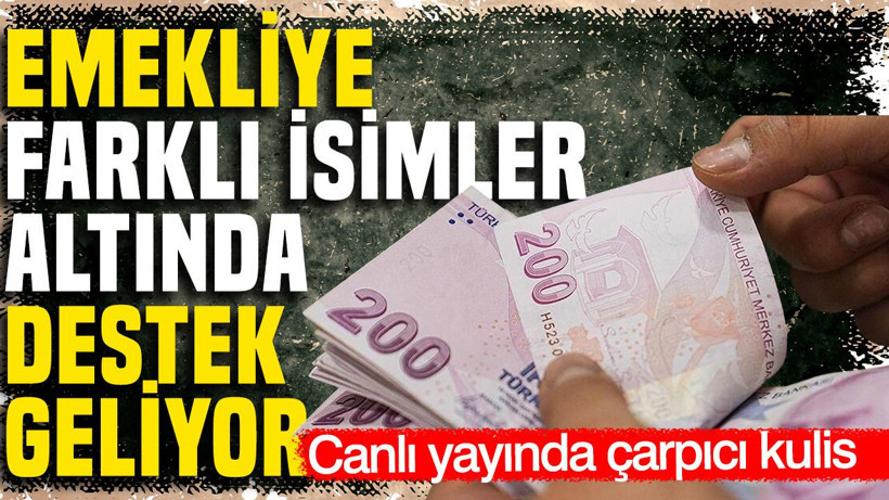 Emeklilere farklı isimler altında destek geliyor: Çarpıcı kulis - Resim: 1