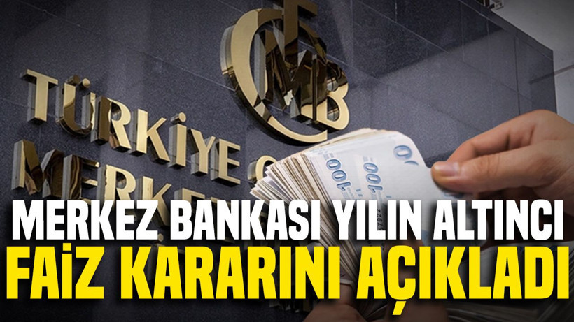 Merkez Bankası yılın altıncı faiz kararını açıkladı - Resim: 1
