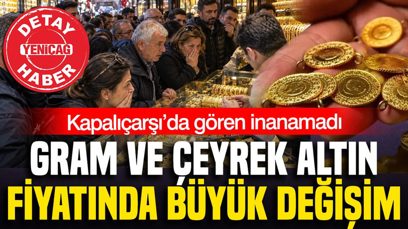 Kapalıçarşı'da akşam altın fiyatları değişti: Gram altın, çeyrek altın ne kadar oldu?(12 Eylül 2026) - Resim: 1