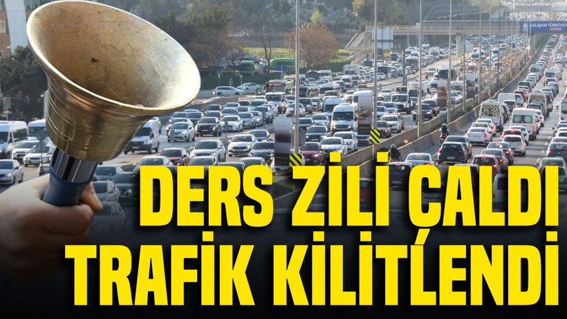 İstanbul'da ders zili çaldı, trafik kilitlendi - Resim: 1