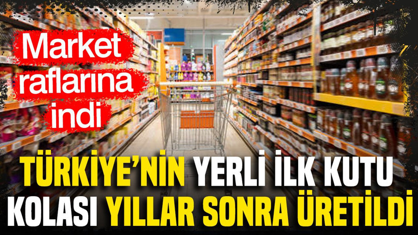 Türkiye’nin yerli ilk kutu kolası yıllar sonra üretildi: Marketlerde raflara indi - Resim: 1