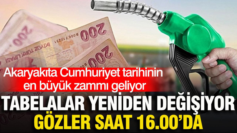Akaryakıta cumhuriyet tarihinin en büyük zammı geliyor: Gözler saat 16.00'da - Resim: 1