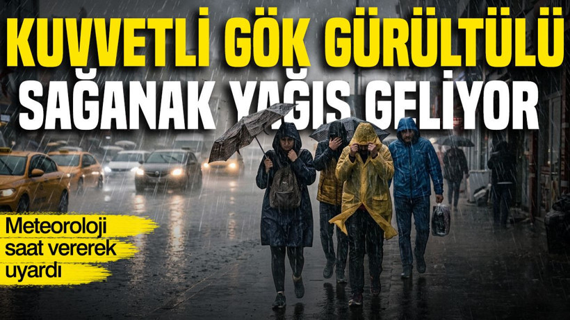 Meteoroloji saat vererek uyardı: 53 ilde gök gürültülü sağanak yağış (16 Eylül 2026) - Resim: 1