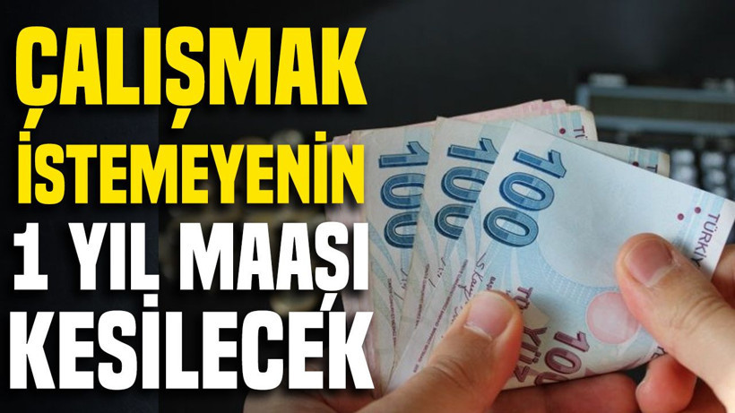 Çalışmak istemeyenin 1 yıl maaşı kesilecek: Sosyal yardımlarda yeni dönem - Resim: 1
