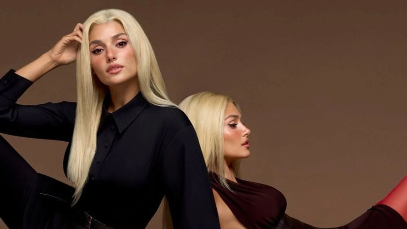 Hande Erçel imajını değiştirdi: Platin sarı saçlarıyla kamera karşısına geçti - Resim: 7
