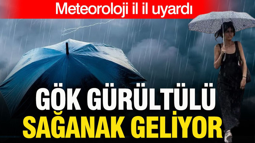 Meteoroloji il il uyardı: Gök gürültülü sağanak geliyor (18 Eylül) - Resim: 1
