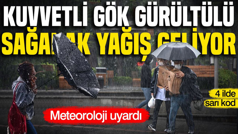 Meteoroloji il il uyardı: Gök gürültülü sağanak yağış (19 Eylül 2026) - Resim: 1