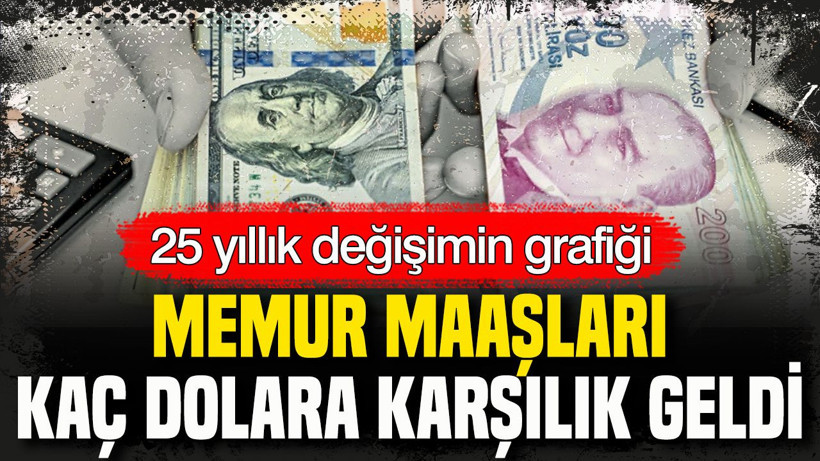 Son 25 yıllık değişimin grafiği: Memur maaşları kaç dolara karşılık geliyor - Resim: 20