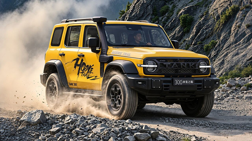 Çift rijit akslı Tank 300 Hooke Trail yollarda - Resim: 5