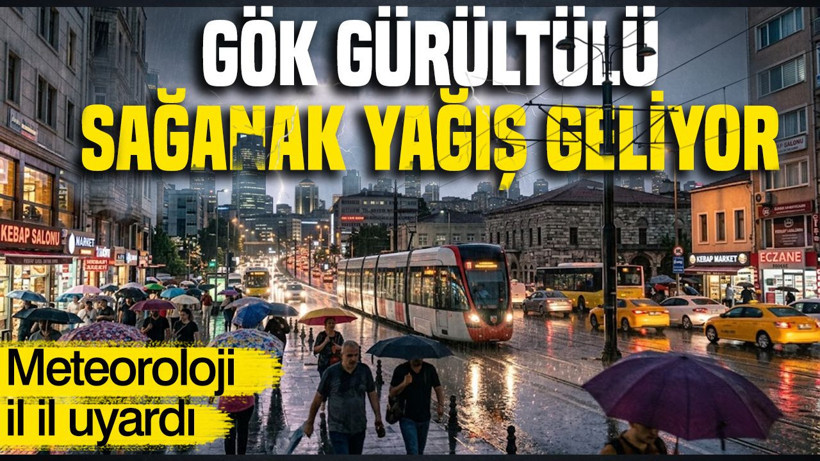 Meteoroloji il il uyardı: Gök gürültülü sağanak yağış geliyor (24 Eylül 2026) - Resim: 1