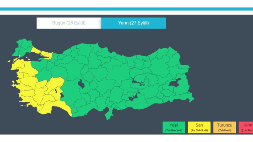Meteoroloji’den 15 ile sarı kodlu uyarı: Gök gürültülü sağanak geliyor, sıcaklıklar düşecek - Resim: 2