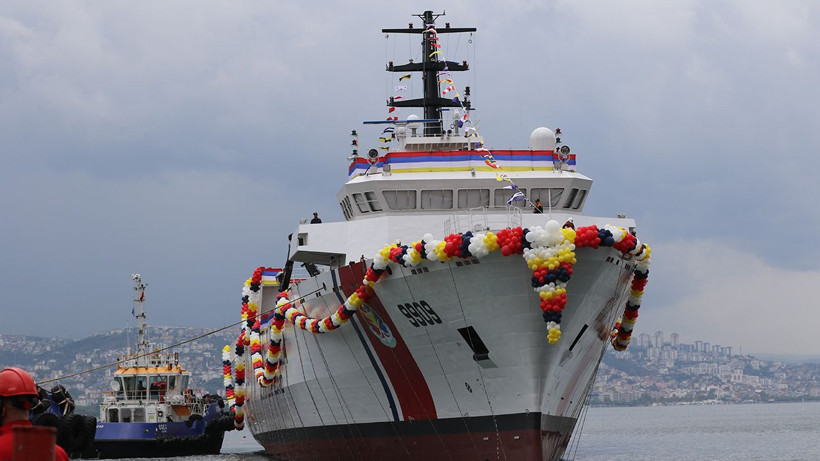 Malezya için inşa edilen 99 metrelik MPMS-1 Kocaeli'de denize indirildi - Resim: 4