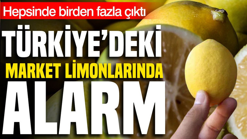 Türkiye'deki market limonlarında birden fazla pestisit çıktı - Resim: 1