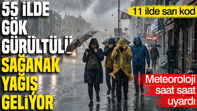 Meteoroloji saat saat uyardı: 55 ilde gök gürültülü sağanak yağış geliyor (2 Ekim 2026) - Resim: 1