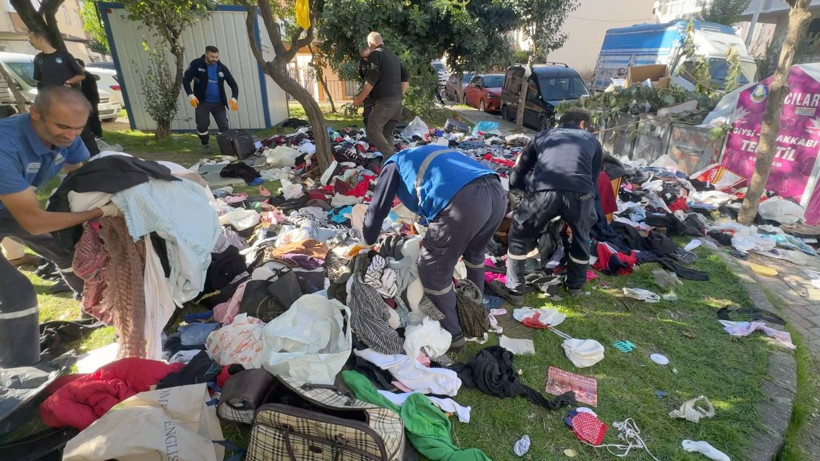 Bedava kıyafet izdihamı: Yer: İstanbul - Resim: 10