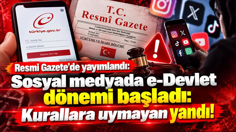 Resmi Gazete'de yayımlandı: Sosyal medyada e-Devlet dönemi başladı - Resim: 1