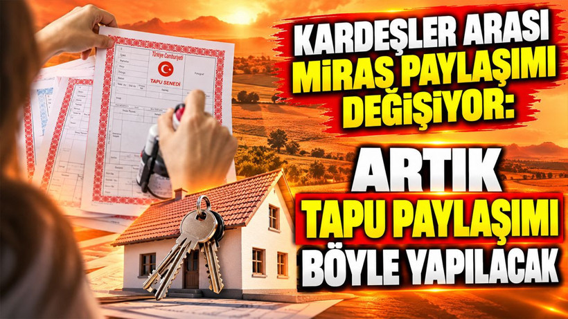 Tapuda kardeşler arası miras düğümü: Noter zorunluluğu kalkıyor mu? - Resim: 1