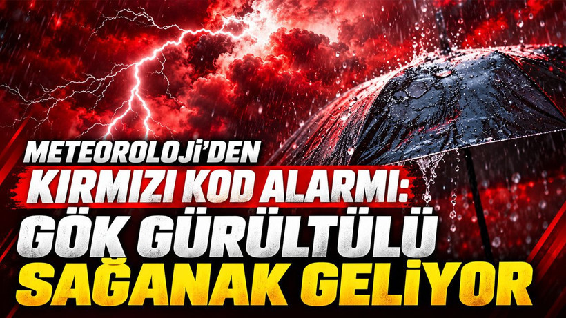 Meteoroloji'den kırmızı kod alarmı: Gök gürültülü sağanak yağış geliyor - Resim: 1